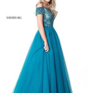 Sherri Hill Gorgeous Sparkly Prom Dress Ball Gown